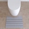 Castello Usa Diatomite Quick-Dry Stone Toilet Contour Mat - Gray CB-DTM-G - alternate 2